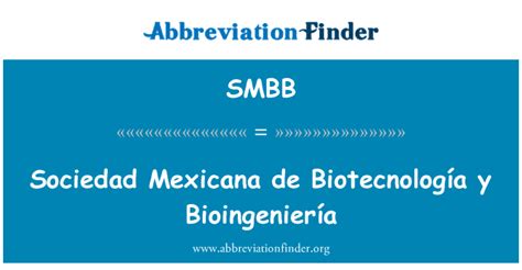 Smbb Sociedad Mexicana De Biotecnolog A Y Bioingenier A