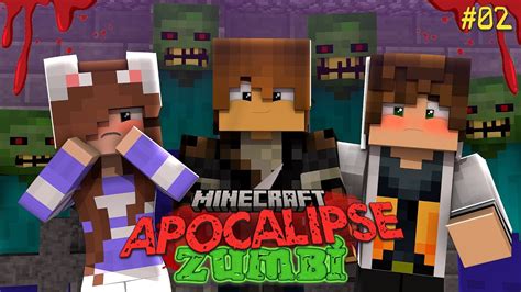 Minecraft Escape Do Apocalipse Zumbi No Minecraft 02 Play Noob Youtube