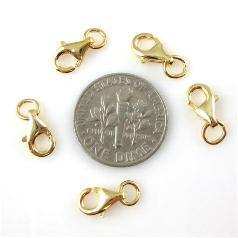 Gold Plated Findings Gold Clasp Vermeil Sterling Silver Clasp