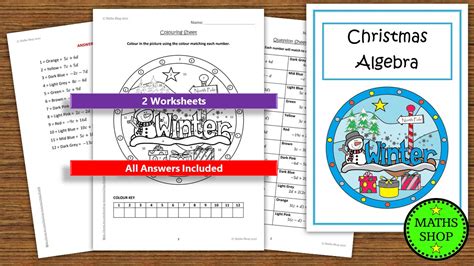 Christmas Maths Expanding Brackets And Collecting Like Terms Gcse