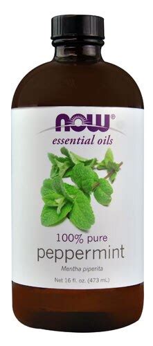 Now Foods Essential Oils 100 Pure Peppermint 16 Fl Oz Vitacost