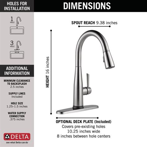 Delta Essa Kitchen Faucet Upgrade Your Kitchen With Innovative Touch