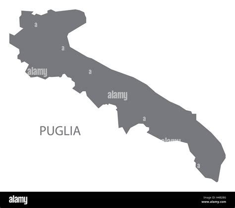 Puglia map hi-res stock photography and images - Alamy