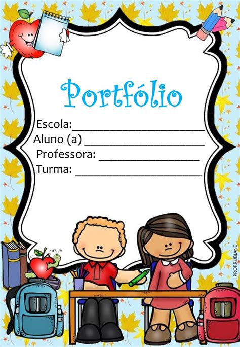 Capinha Para Portfólio - Professora Rubiane: CAPAS PARA PORTFÓLIO