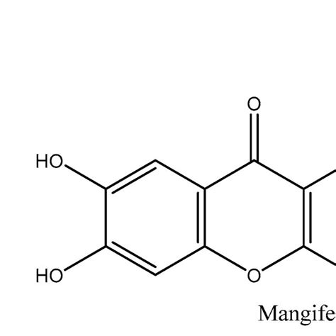 Chemical structure of xanthone and mangiferin. | Download Scientific ...