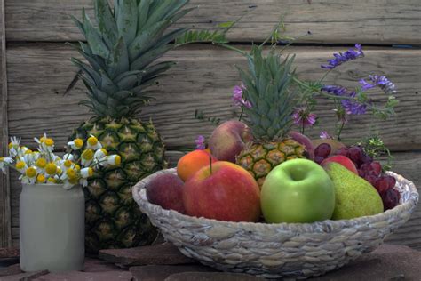 Free Images Flower Food Produce Still Life Pineapple Painting