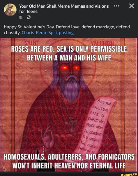 Your Old Men Shall Meme Memes and Visions for Teens Happy St. Valentine ...