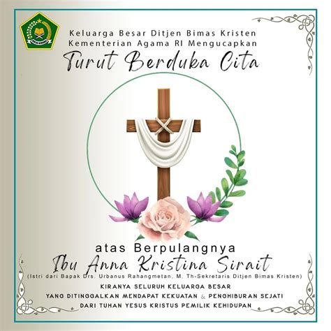 Mimbar Kristen Berita Duka Cita In Memoriam Ibu Anna Kristina Sirait