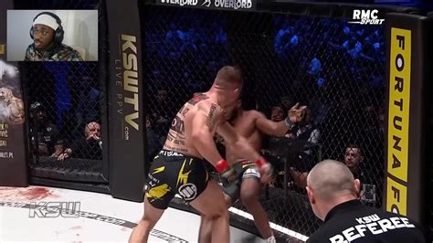 Je Réagis au combat de SALAHDINE PARNASSE VS ADRIAN BARTOSINSKI KSW