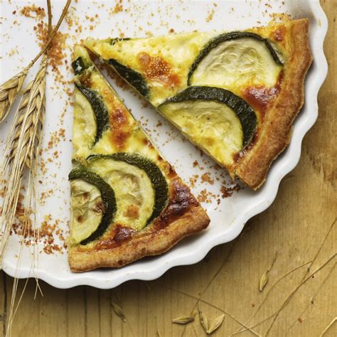 Zucchini Tart With Mint And Etivaz Aop Cheeses From Switzerland