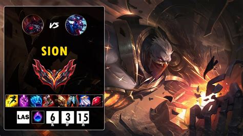 Sion Vs Vayne La Leyenda Del Sion RANK 3 Mundial Parche 14 5