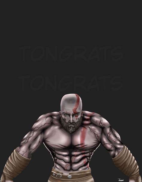 Kratos Fanart by Tongrats on DeviantArt