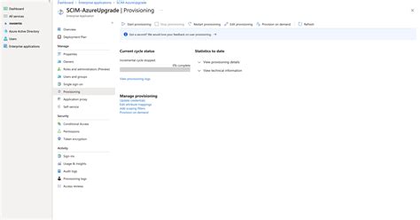 Step 6 Start The Provisioning Cycle In Azure Ad