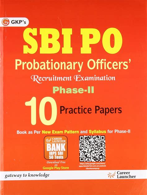 SBI Probationary Officers Phase II 10 Practice Papers GKP