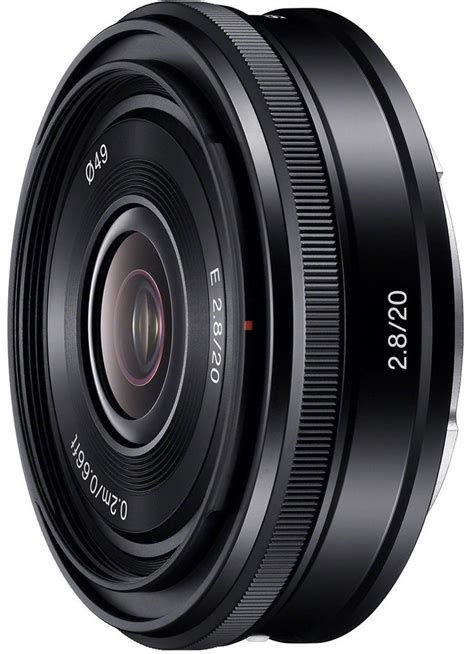 Объектив Sony 20mm, f/2.8 для камер NEX (SEL20F28.AE) купить | ELMIR ...