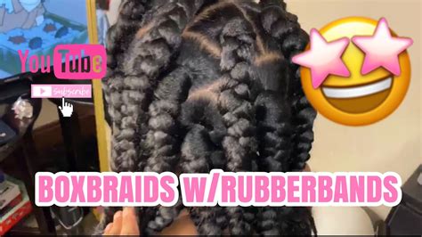 Jumbo Box Braids Rubber Band Method Statmobil