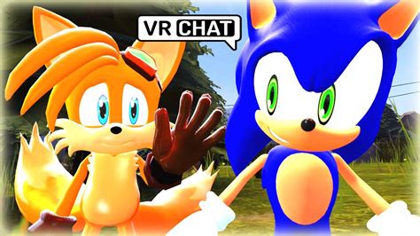 Sonic Meets Another Tails But Older In Vr Chat Youtube