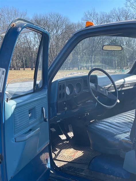 1980 Chevrolet C30 K30 Blue Rwd Manual Custom Deluxe For Sale