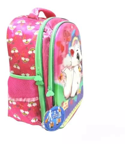 Mochila Escolar Infantil Costas Gatinha Nini Mercadolivre