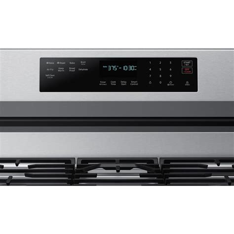 Samsung 6 Cu Ft Freestanding Gas True Convection Range With Wi Fi And Air Fry In Stainless