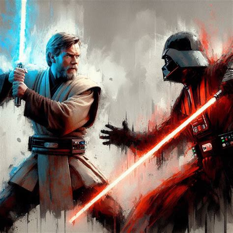 Obi Wan vs Vader (1) by trip002 on DeviantArt