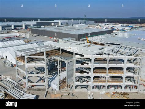 Mars Brandebourg Gr Nheide La Coquille Pour La Future Usine