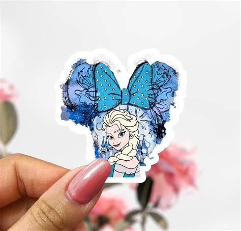 Frozen Elsa Sticker, Disney Elsa Sticker Decal - Etsy