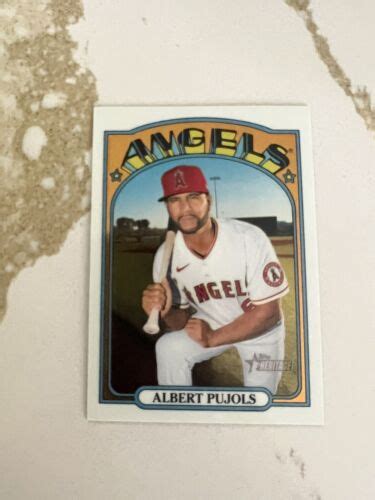 Albert Pujols Los Angeles Angels 2021 Topps Heritage Chrome 389 572