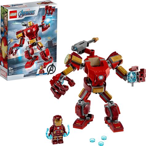 LEGO Marvel Avengers Iron Man Building Set For Kids Ages Up 76206 ...