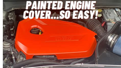 How To Paint Your Engine Cover Youtube