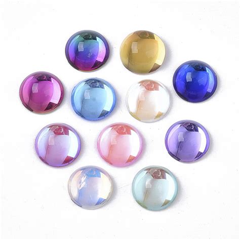 China Factory Transparent K9 Glass Cabochons Flat Back Half Round