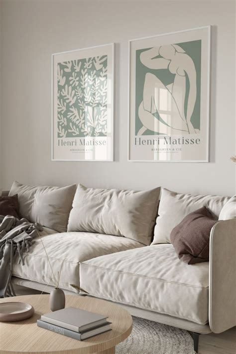 Sage Green Matisse Art Prints