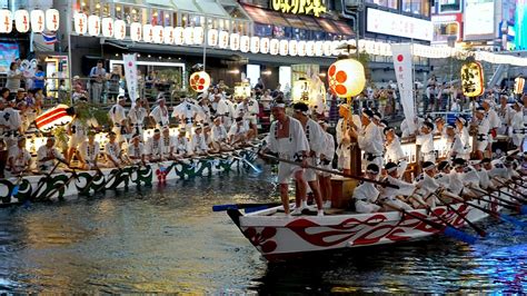 大阪の祭（天神祭どんどこ船）