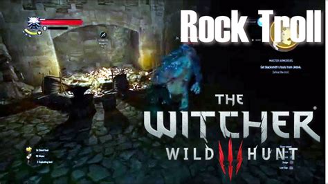 The Witcher 3 Wild Hunt Master Armorers Rock Troll Death March