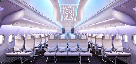 Airbus unveils cabin interior for A330neo planes | Daily Mail Online