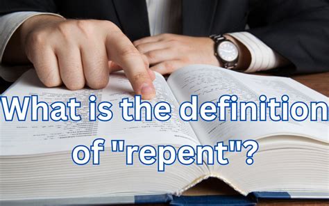 Faith Alone Saves On Twitter What Is The Definition Of Repent A