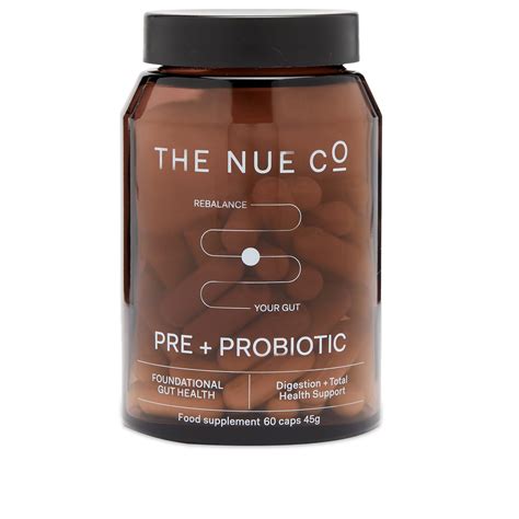 The Nue Co PREBIOTIC PROBIOTIC Gut Supplement 60 Capsules END