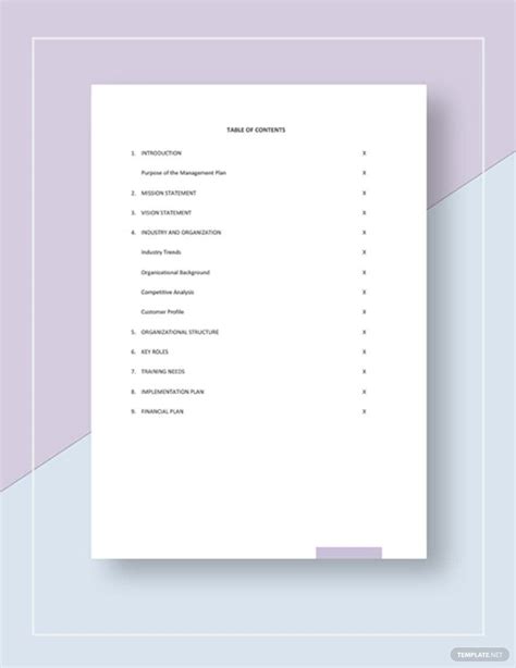 Portfolio Management Plan Template - Google Docs, Word, Apple Pages ...