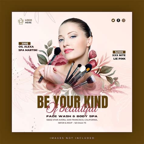 Premium PSD Beauty Skin Care Related Instagram Banner Or Social Media