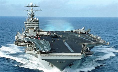 navy ship: USS George Washington 7th Fleet aircraft carrier