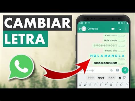 Cómo se hace para cambiar la letra de Whatsapp TrucosTecnicos