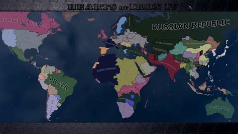 Hearts Of Iron 4 Great War Redux AI Only Timelapse 1910 1924 YouTube