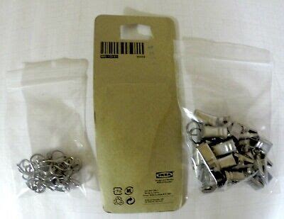 Ikea Riktig Curtain Hook With Clip Pack Ebay