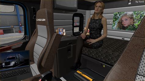 Interior For Freightliner Cascadia 2019 V09