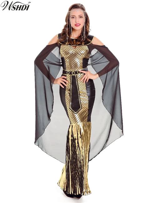 M Xl Ladies Adult Egyptian Cleopatra Costumes Sexy Egypt Queen Clothing Halloween Greek Goddess