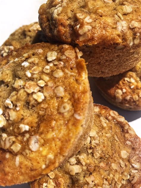 Muffins Banane Et Flocons Davoine Banana Oat Muffins Aux Fourneaux