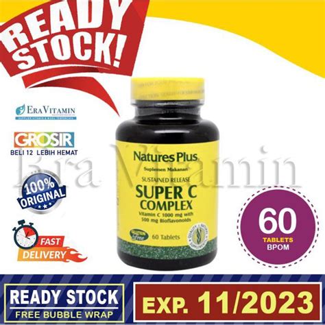 Jual Nature S Plus Super C Complex Vitamin Vit 60 Tablet Natures