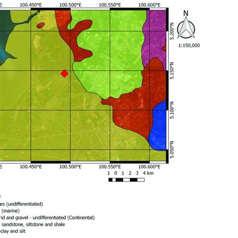 Geological Map Of Peninsular Malaysia Showing The Study Area