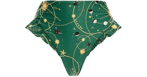 Agua Bendita Jengibre Astro Esmeralda Bikini Bottom In Green Lyst