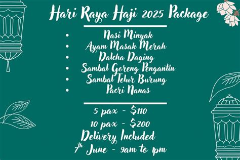 hari raya haji package  food drinks local eats  carousell